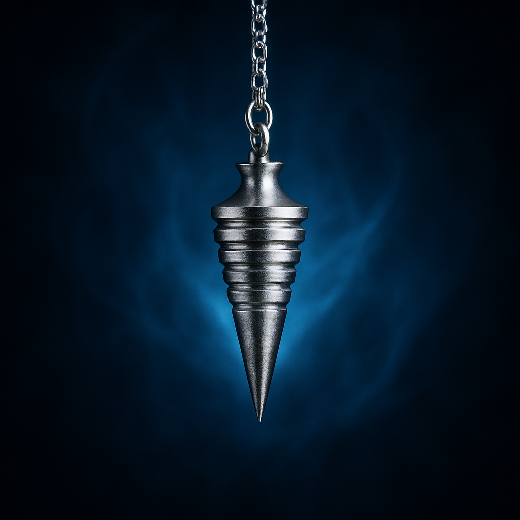 Ασημένιο εκκρεμές με αυλακώσεις