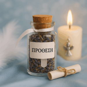 Φιαλίδιο Αγγελικής Πρόθεσης με βότανα