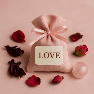 Love sachet με τριαντάφυλλο