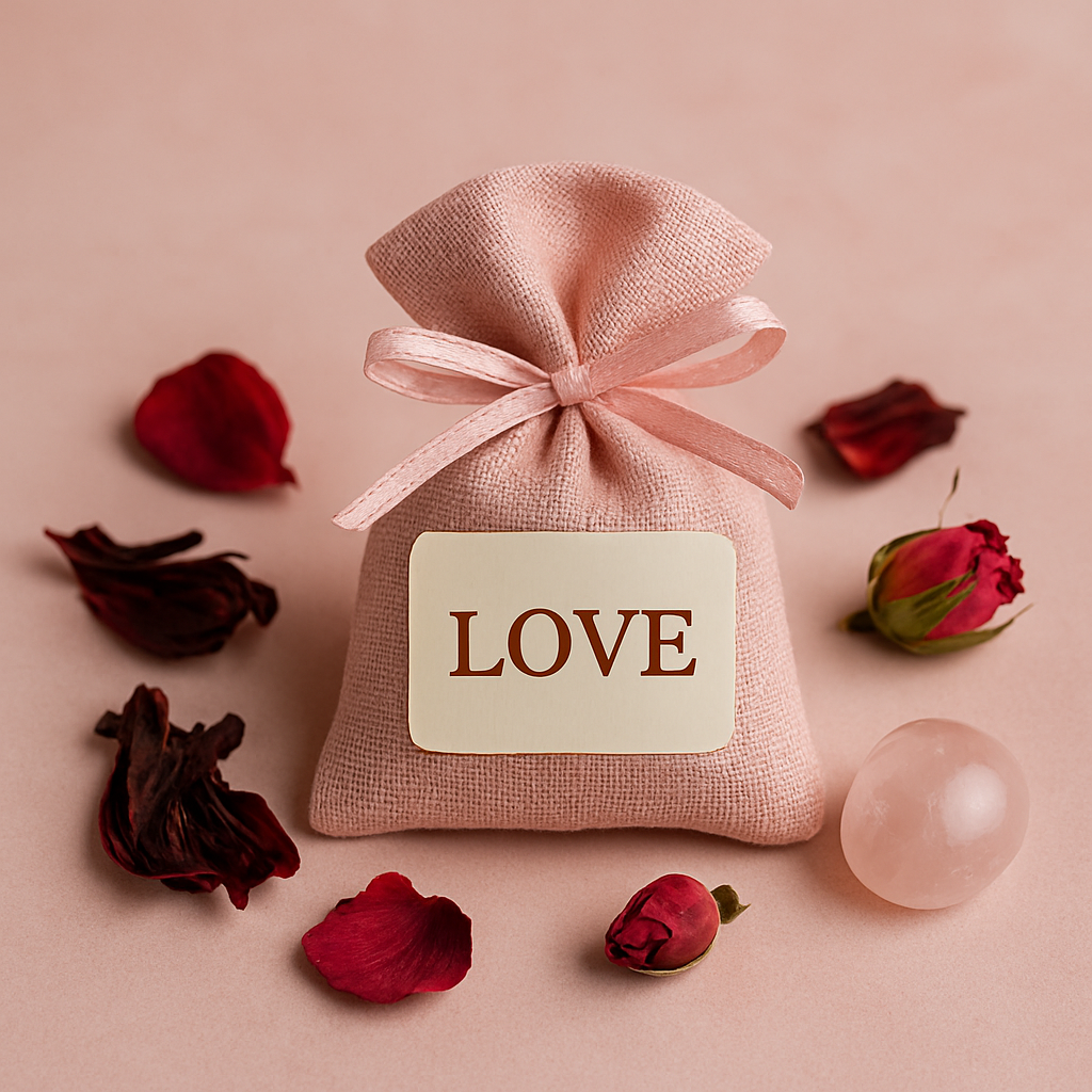 Love sachet με τριαντάφυλλο
