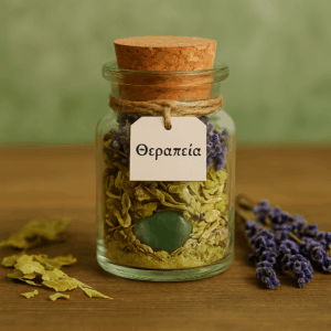 Μπουκαλάκι Ευχής "Θεραπεία" με λεβάντα