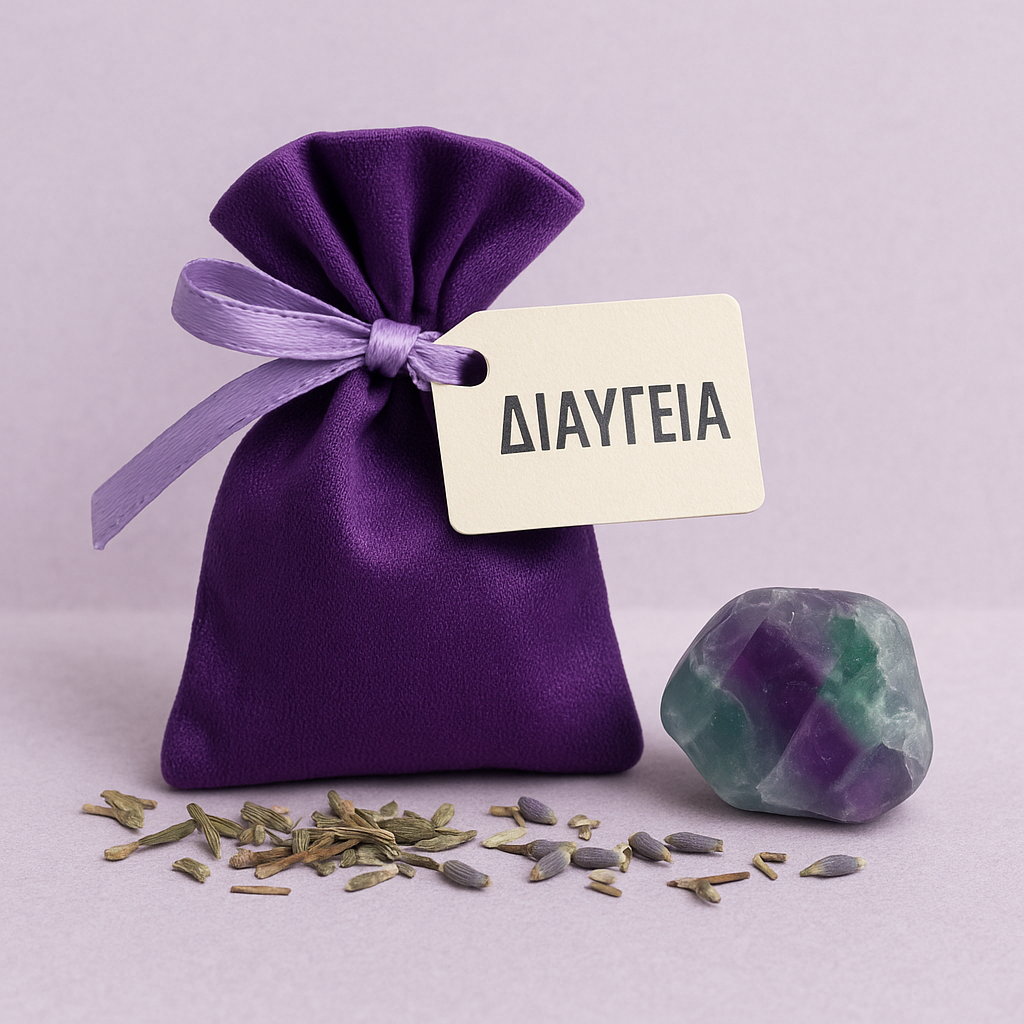 Πράσινο πουγκί με κορδόνια