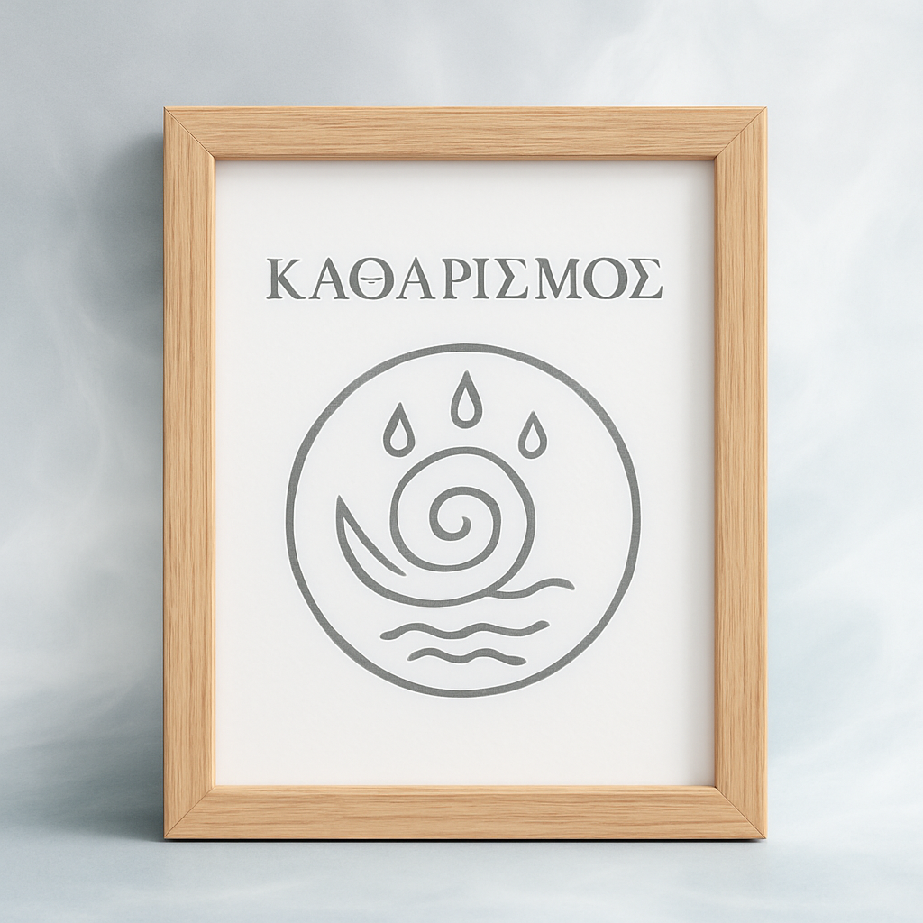 Σφραγίδα επιθυμίας “Καθαρισμός” – σύμβολο εξαγνισμού και ενεργειακής καθαρότητας