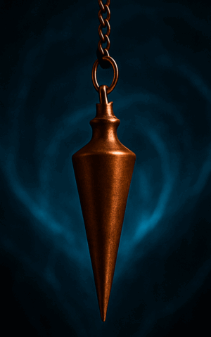 Χάλκινο εκκρεμές σε κωνικό σχήμα