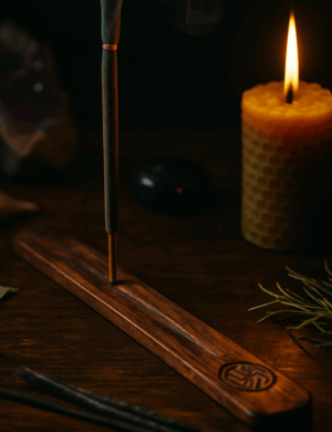 Ξύλινοι καυστήρες σκαφάκι για αρωματικά στικ σε φυσικό χρώμα