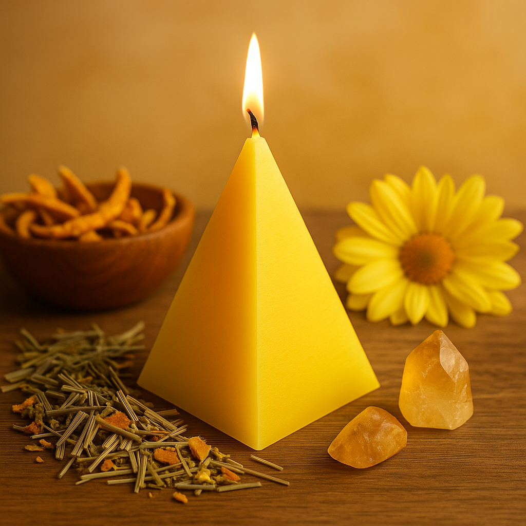Κίτρινο Κερί Πυραμίδα