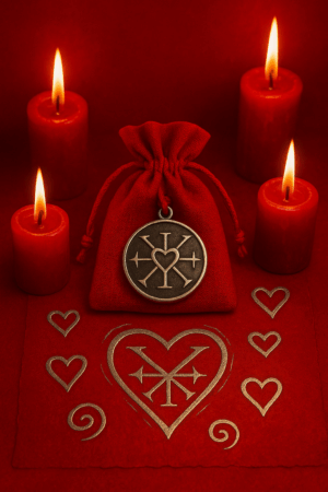 Φυλαχτό Αγάπης – Η Φλόγα που Φωτίζει την Καρδιά